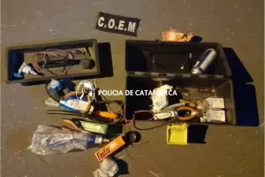 Secuestran herramientas y aprehendieron a un joven