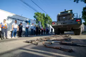 Destruyeron 28 caos de escape libres secuestrados en controles de trnsito