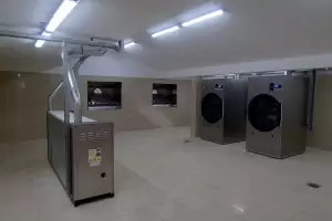 Un ao despus de la llegada del equipamiento, se puso en funcionamiento el lavadero del "San Juan"