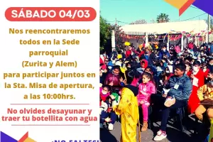 Misa de apertura de la catequesis en la Parroquia Jess Nio