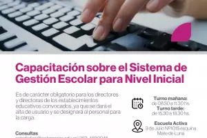 Capacitan sobre el Sistema de Gestin Escolar para Nivel Inicial
