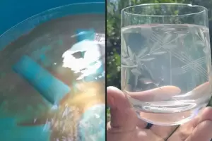 Vecinos de F.M.E precupados por el mal olor y turbiedad del agua