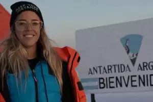 Nati Jota fue a la Antrtida en un avin militar y la acusaron de usar dinero del Estado