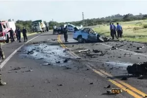 Grave siniestro vial sobre la Ruta Nacional N38: Hay un fallecido