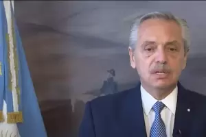 Alberto Fernndez record a Evita: "Su lucha vive en las banderas que an llevamos"