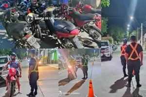 Operativo de control vehicular termin con catorce motocicletas secuestradas
