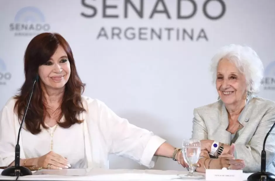 Cristina Kirchner y Estela de Carlotto