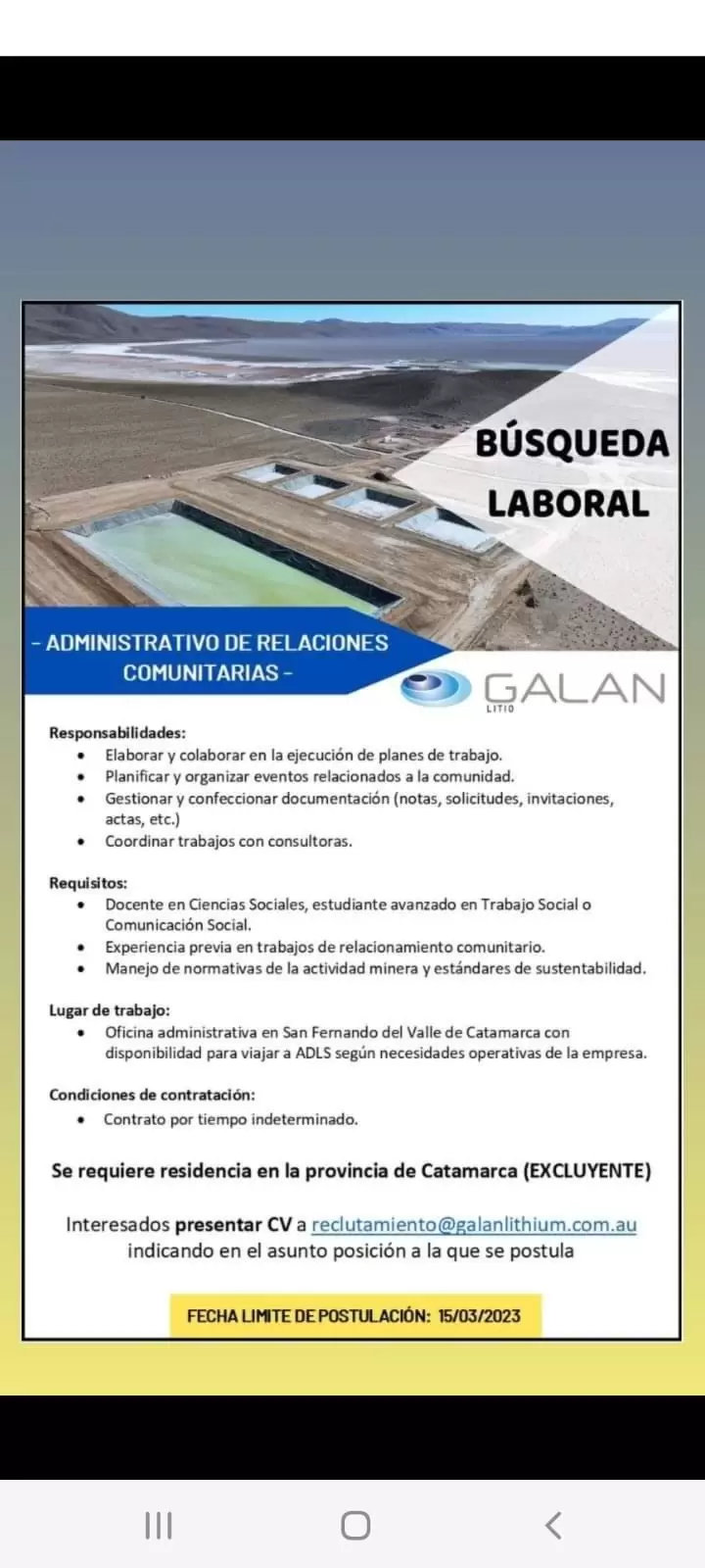 busqueda laboral