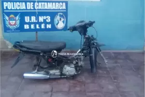 Recuperan moto sustrada en Beln