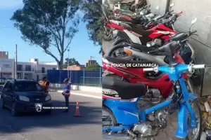 Secuestraron 15 motos en operativos de control vehicular