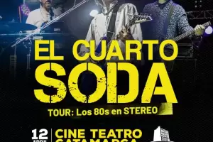 El Cuarto Soda y su tributo a la mtica banda nacional Soda Stereo llega a Catamarca
