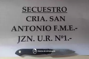 Una joven agredi a su abuelo y lo amenaz con un cuchillo
