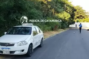 Motociclistas chocaron un rodado en Valle Viejo