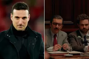 Scaloni sali a alentar a Argentina, 1985 a horas de la entrega de los Premios de la Academia