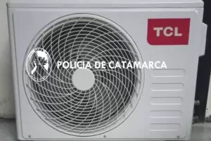 Recuperaron un equipo externo de aire acondicionado tras un registro domiciliario en el norte de la Capital