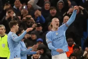 Machester City aplast 7-0 al RB Leipzig con cinco goles de Haaland y avanz a los cuartos de final