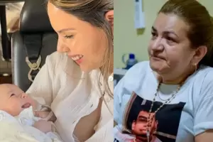 La mam de Fernando Bez Sosa acompa a Barby Franco, tras la internacin de su hija Sarah