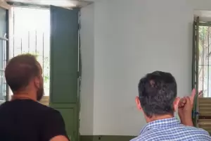 Por los reclamos de estudiantes, Educacin recorri el colegio FASTA