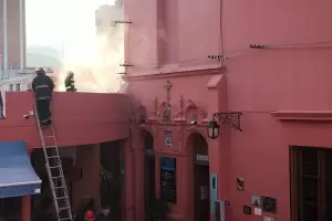 Se registr un principio de incendio en el Camarn de la Virgen