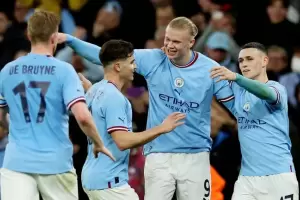 Julin lvarez hizo dos golazos y una magnfica asistencia a Haaland en el triunfo 6-0 del Manchester City