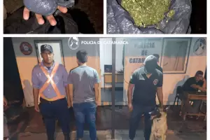 Secuestraron marihuana en un colectivo de larga distancia en Capayn