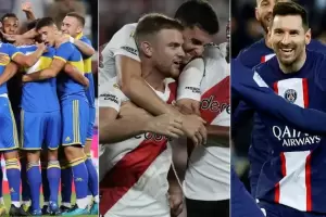 Todos los partidos para disfrutar este domingo: Boca, River, PSG y ms