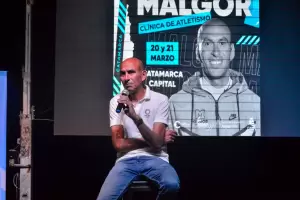 Comenz la clnica de Atletismo con la presencia de Malgor y Arrondo