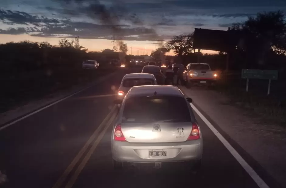 Corte en Ruta n 64 - Baado de Ovanta