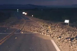 Lo que dej� la lluvia: precauci�n en La C�bila y en Santa Mar�a por material de arrastre