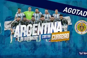 En una hora se agotaron las entradas para el partido entre Argentina vs. Curazao