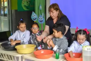 Realizaron una jornada de concientizacin sobre el cuidado del agua en la Escuela "Mariscal Sucre"