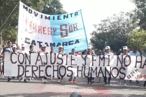 Libres del Sur march por el 24M en Catamarca