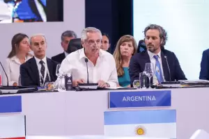 Alberto Fernndez volvi a cargar contra el FMI y pidi cambiar drsticamente el sistema financiero