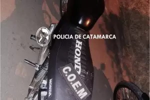 Secuestran moto que haba sido sustrada