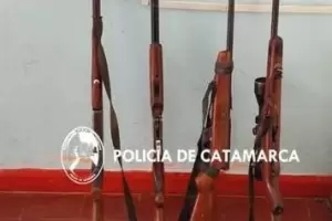 Abigeato: secuestraron armas de fuego en Chumbicha
