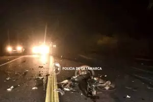 Beln: Tras horas de agona, muri un motociclista accidentado en la Ruta 40