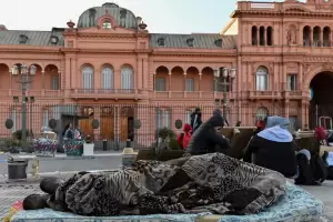 Muri una beb de tres meses en la puerta de la Casa Rosada