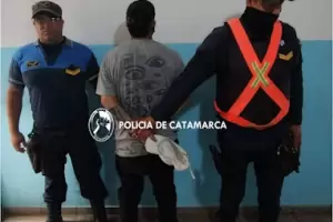 La justicia de La Rioja lo buscaba y la Polica lo atrap en el Puesto Caminero El Portezuelo