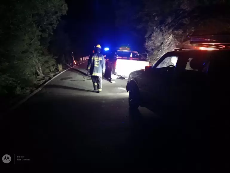 desbarrando cuesta del portezuelo