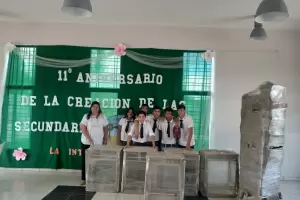 Entregaron mobiliario y electrodomsticos a Escuelas Secundarias Rurales