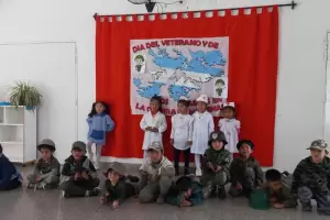 Malvinas estuvo presente en los Jardines de Infantes de la provincia
