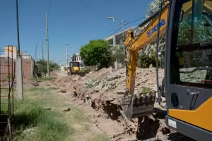 Colector Oeste II en un 80 % de avance de obra