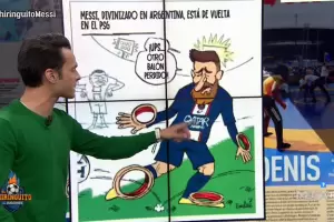 En Francia no perdonan a Messi y fue duramente satirizado por un diario francs