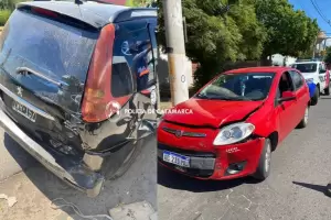 Una joven result herida tras un violento choque en Capital