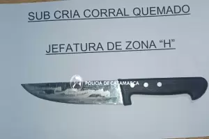 Beln: Dos hombres se pelearon a punta de cuchillo y terminaron internados con consigna policial