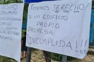 Otra vez tomaron la Escuela Secundaria n 87 en San Pedro