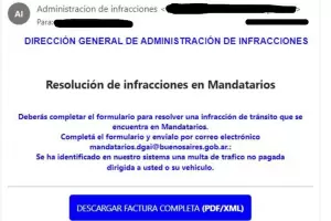 �Alerta, troyano bancario�: el virus que llega en un mail como aviso de multas adeudadas