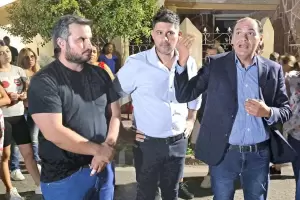 El intendente Saadi inaugur luminarias led