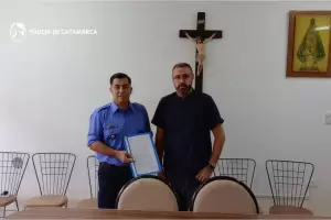 La Polica acord con el Obispado y prestar servicio en la Gruta de la Virgen del Valle