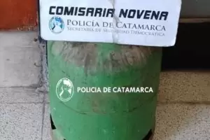 Un joven termin aprehendido por haber robado una garrafa